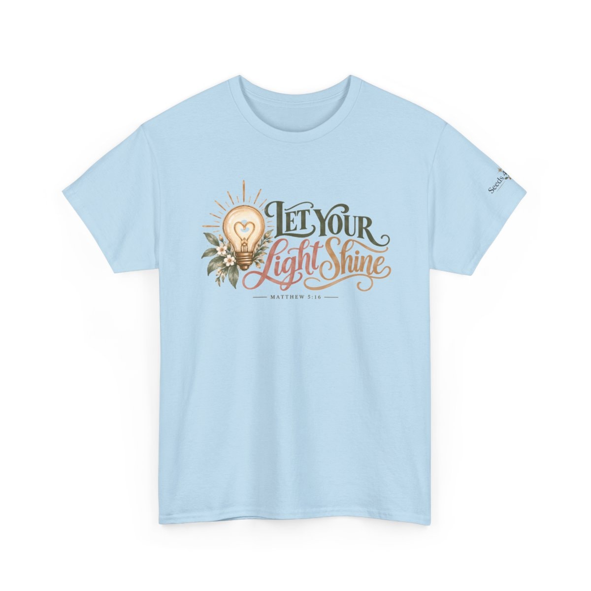 Let Your Light Shine Tee in Natural